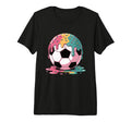 Ice Cream Dripping Over Soccer T-Shirt - Casual Everyday Wear Men Women - T-Shirt, Sweatshirt, Hoodie