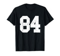 84 Sports Fan Player Number 84 Game Winner T-Shirt - Graphic Print Unisex - T-Shirt, Sweatshirt, Hoodie