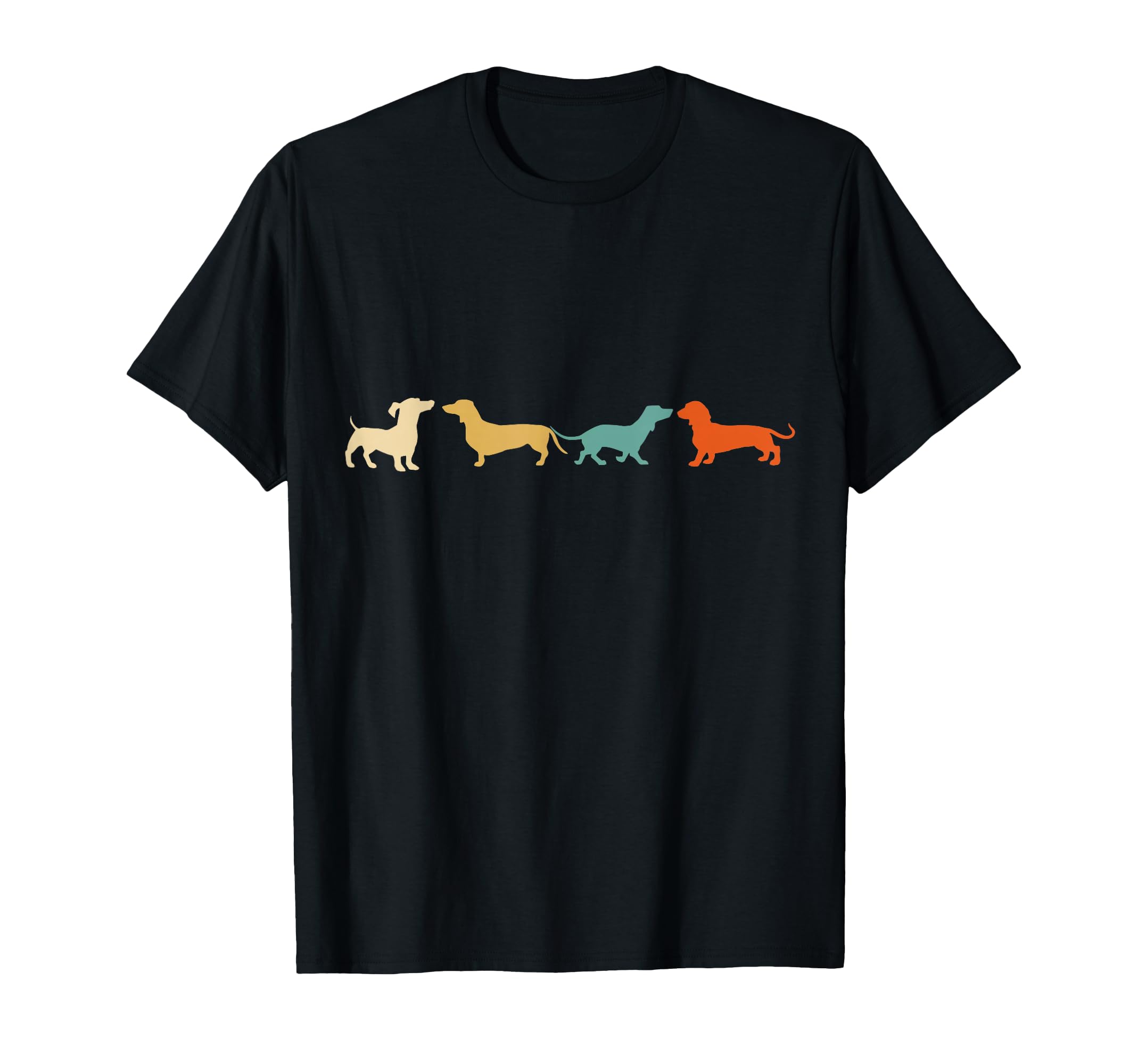 Dachshund Wiener Dog Gift T-Shirt - Minimalist Print Men Women - T-Shirt, Sweatshirt, Hoodie