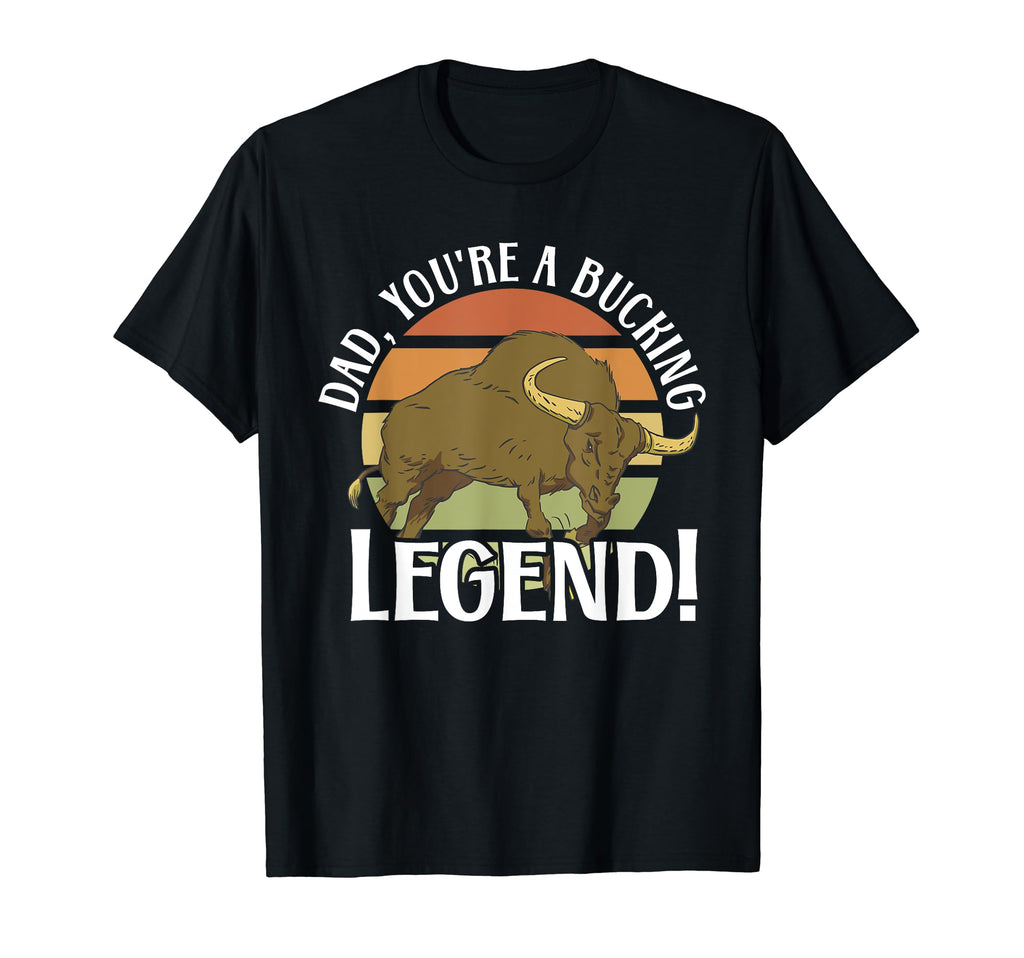 Best Bucking Dad Tribute To Bucking T-Shirt - Custom Art Print for Adults - T-Shirt, Sweatshirt, Hoodie