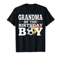Grandma Birthday Soccer Matching Family T-Shirt - Minimalist Print Unisex - T-Shirt, Sweatshirt, Hoodie