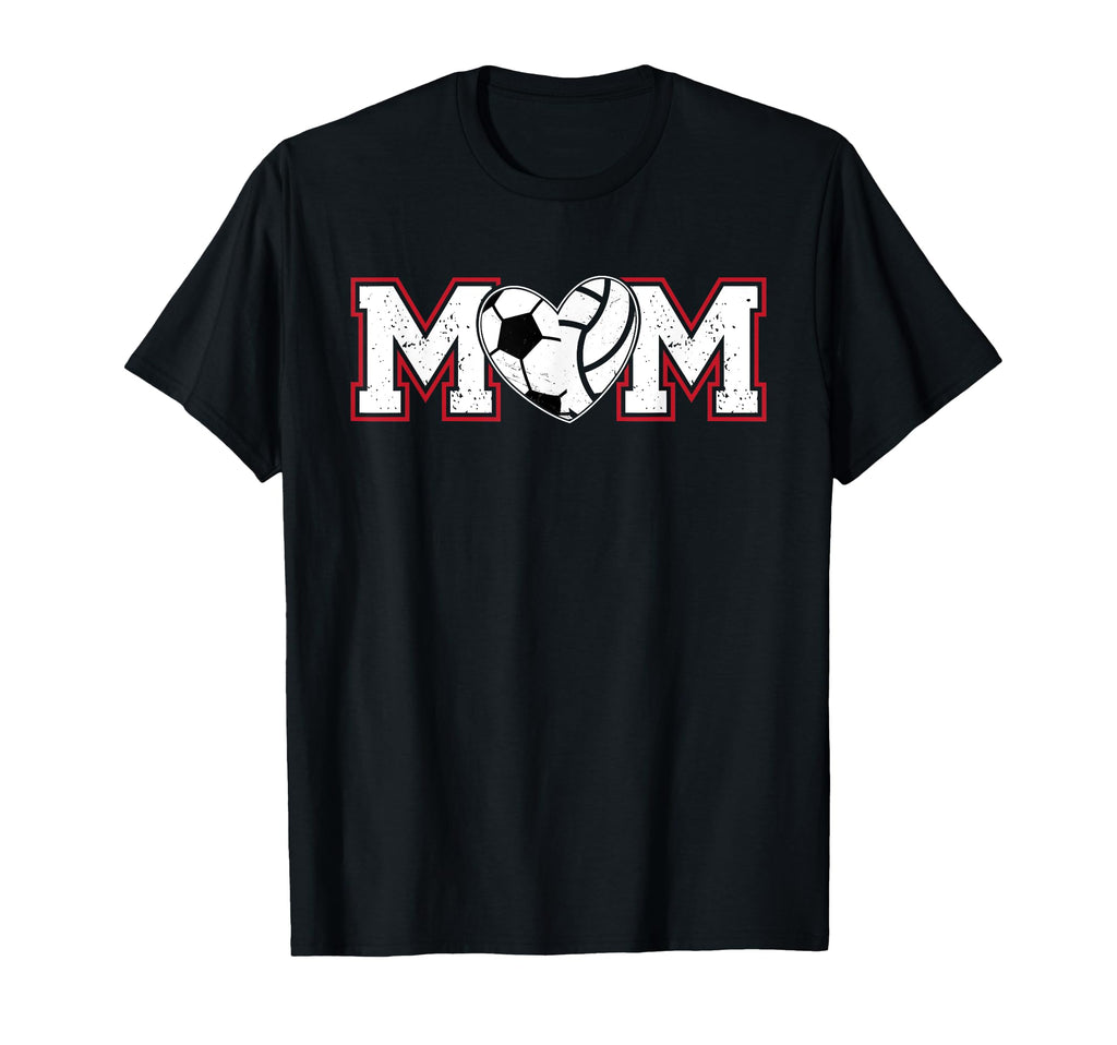 Volleyball Soccer Mom Soccer Volleyball T-Shirt - Trendy Graphic Men Women - T-Shirt, Sweatshirt, Hoodie