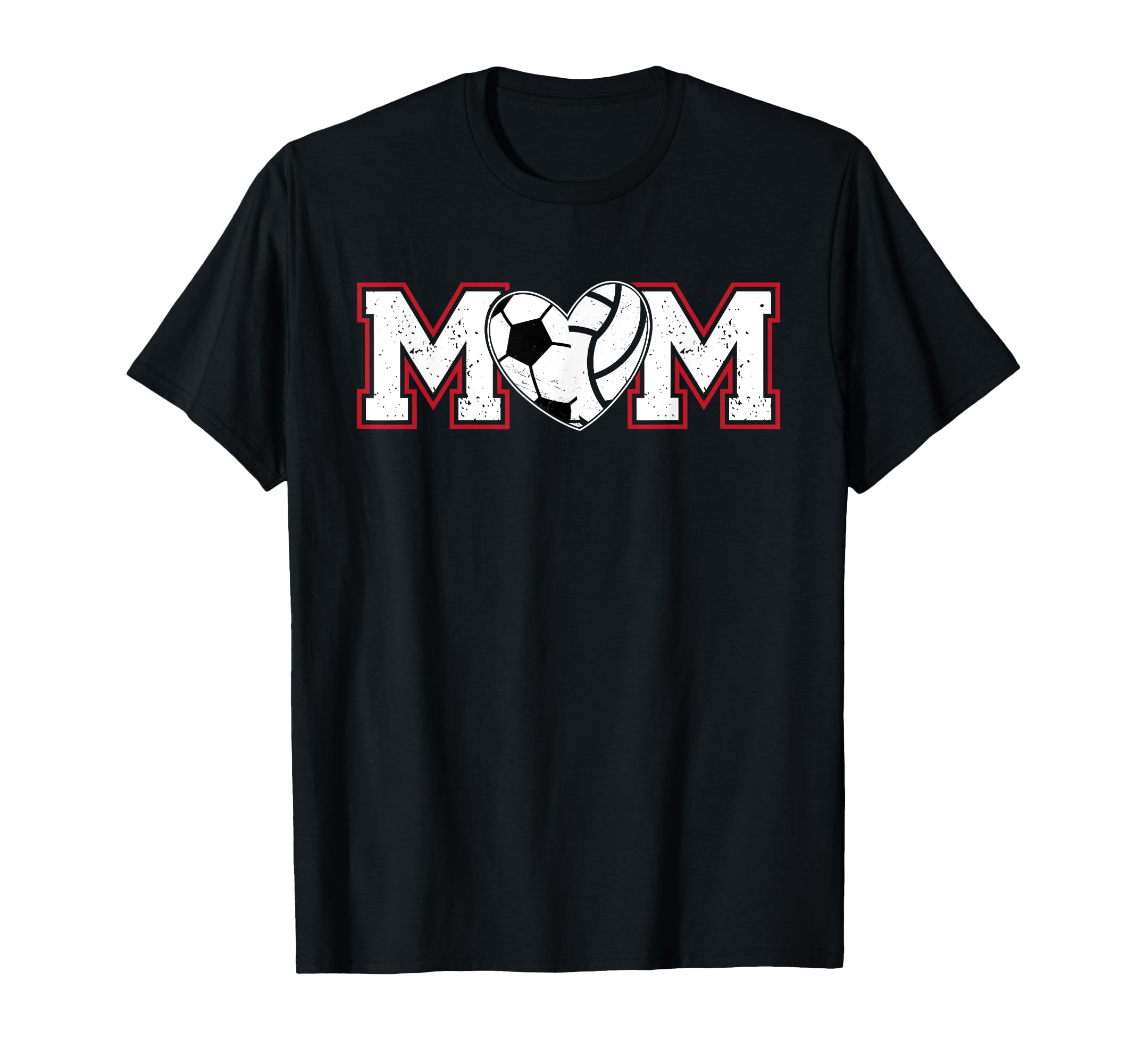 Volleyball Soccer Mom Soccer Volleyball T-Shirt - Trendy Graphic Men Women - T-Shirt, Sweatshirt, Hoodie