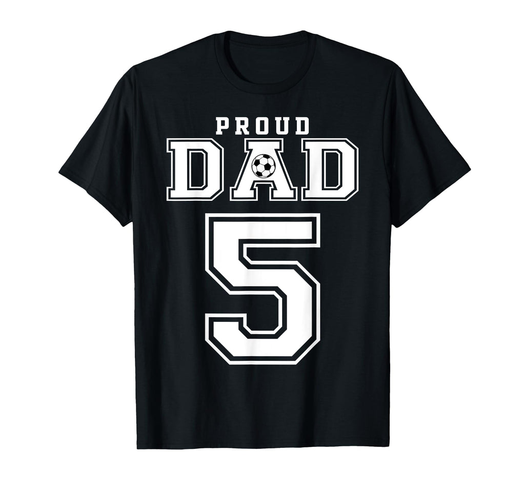 Number 5 Custom Proud Soccer Futbol T-Shirt - Aesthetic Graphic Men Women - T-Shirt, Sweatshirt, Hoodie