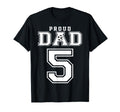 Number 5 Custom Proud Soccer Futbol T-Shirt - Aesthetic Graphic Men Women - T-Shirt, Sweatshirt, Hoodie