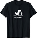Pixel Art T-Rex Dinosaur for Coders "No Internet" - Adult & Kids T-Shirts, Sweatshirts & Hoodies apparel design preview 1