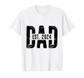 Dad Est 2024 Gift Dad Father To Be T-Shirt - Custom Art Print Men Women - T-Shirt, Sweatshirt, Hoodie