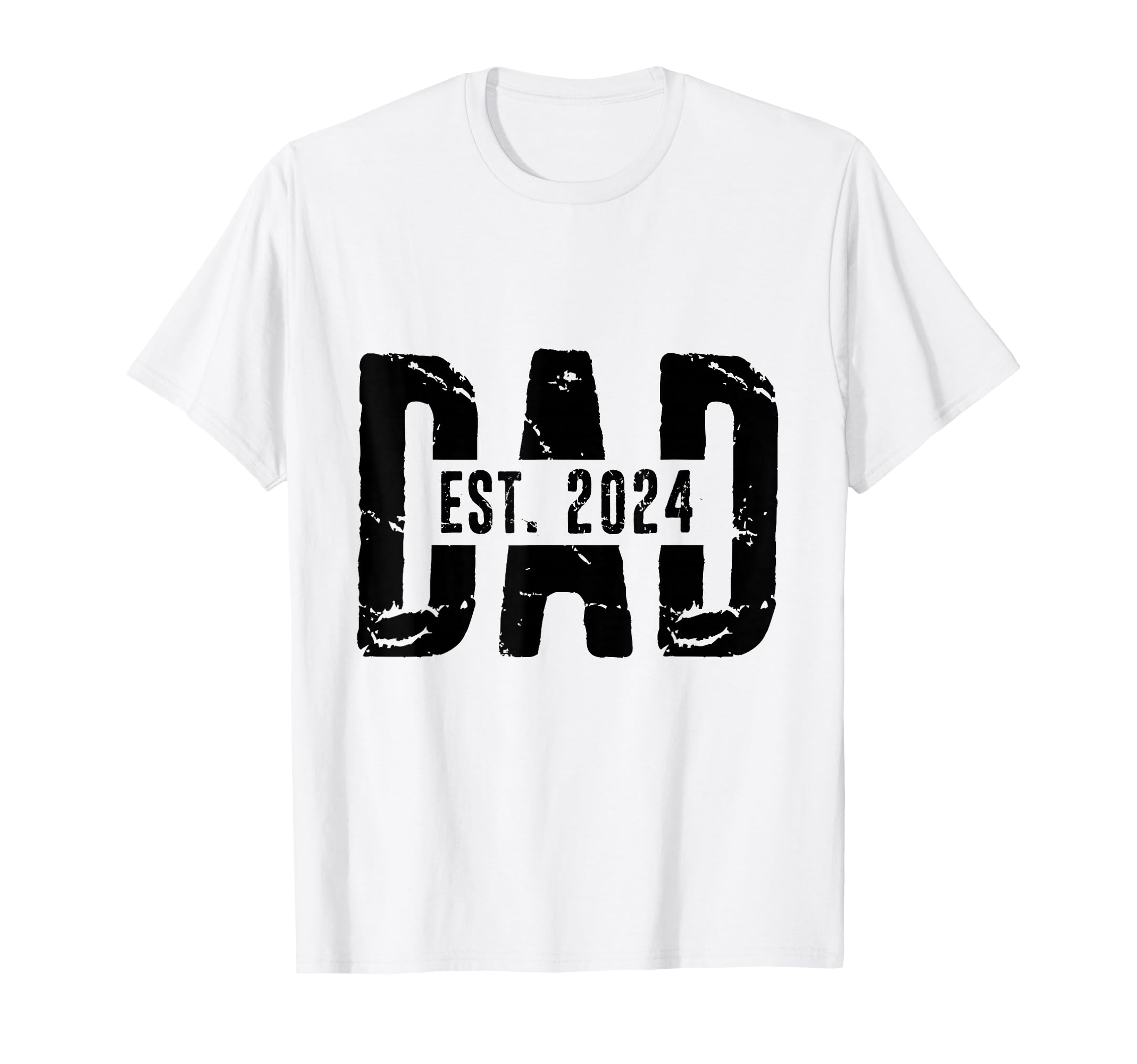 Dad Est 2024 Gift Dad Father To Be T-Shirt - Custom Art Print Men Women - T-Shirt, Sweatshirt, Hoodie