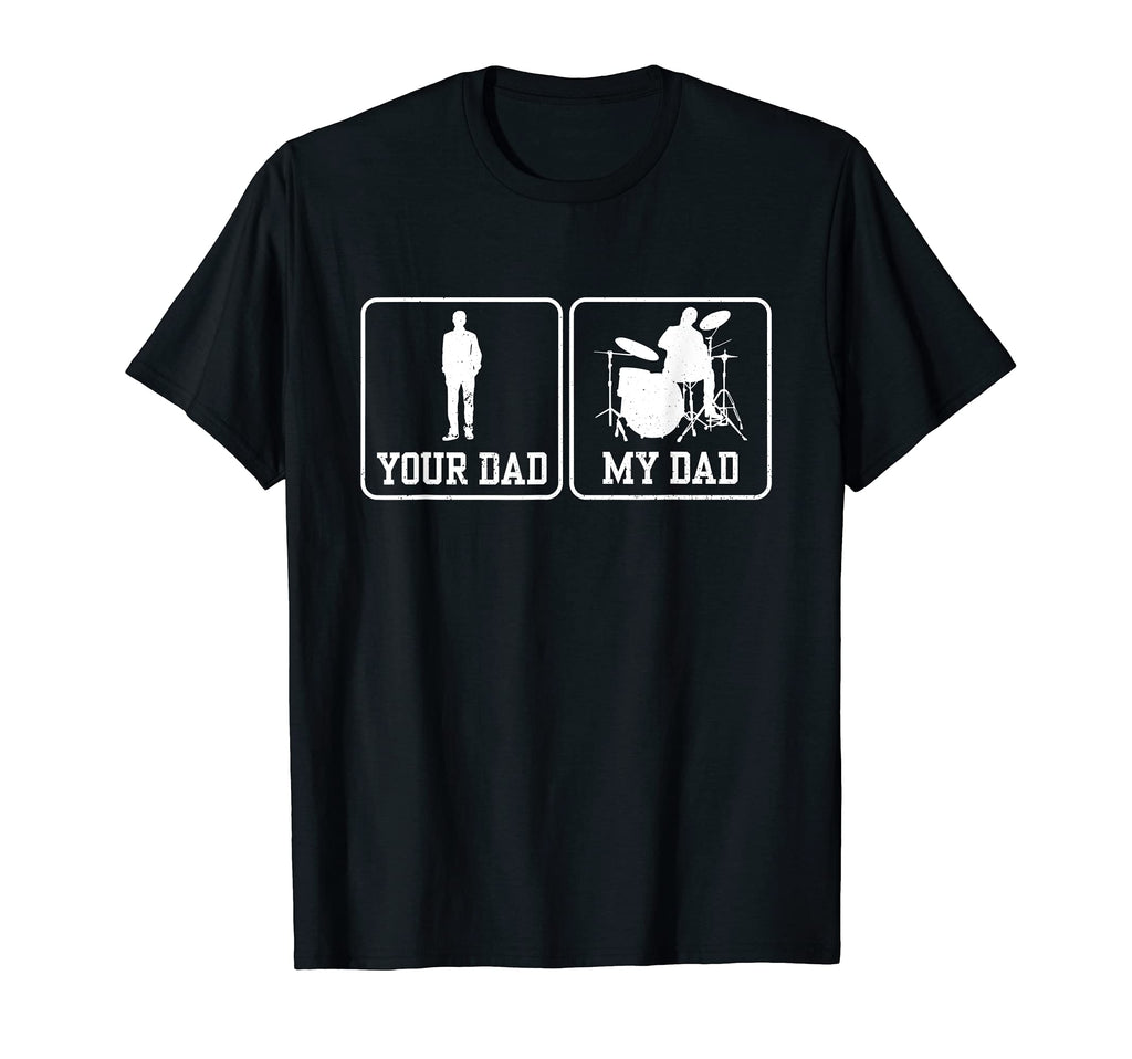 Mens Rock Drummer Dad My Rockband T-Shirt - Minimalist Print Men Women - T-Shirt, Sweatshirt, Hoodie