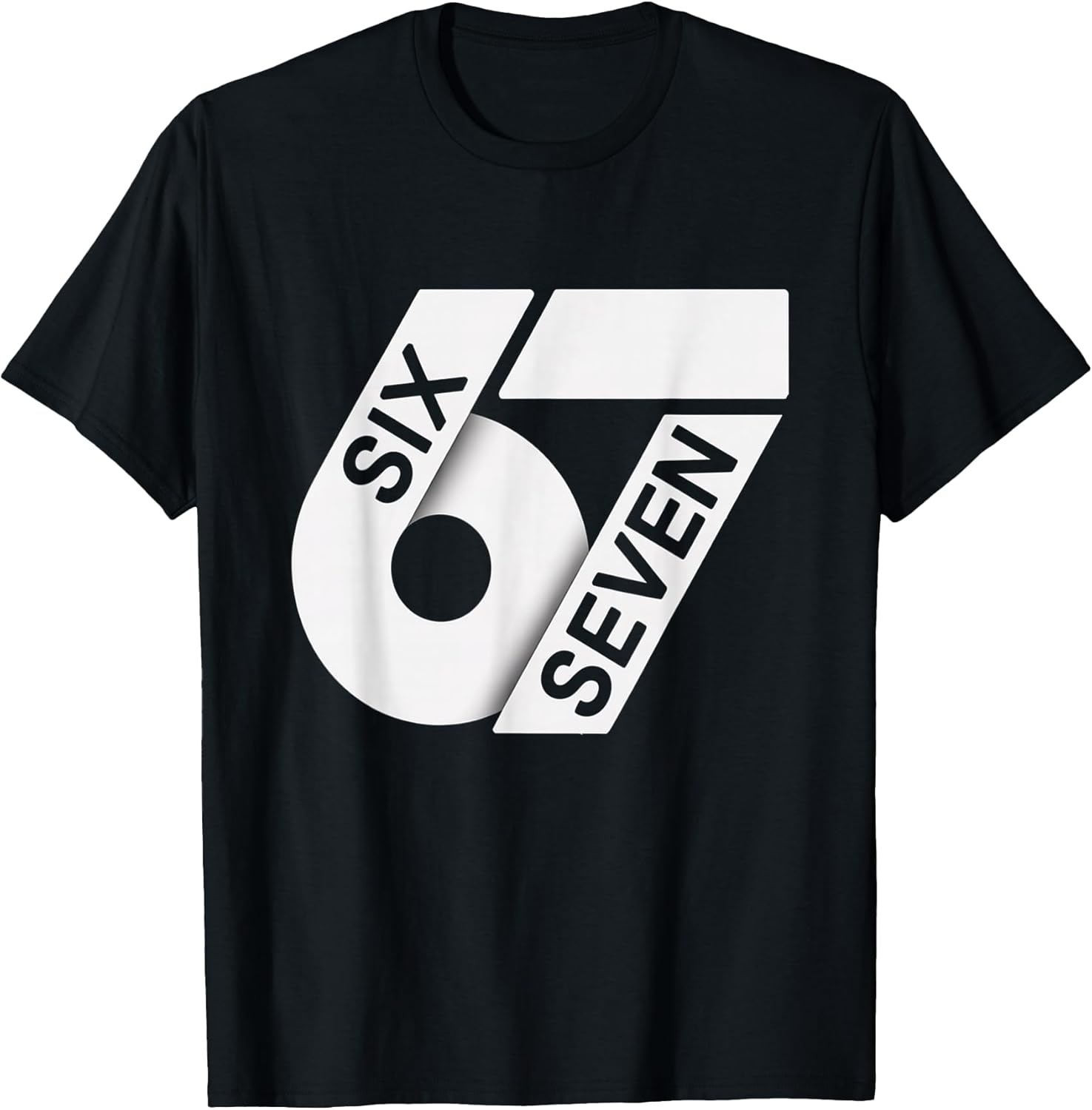 Fun Six Seven 6 7 Meme Design - Adult & Kids T-Shirts, Sweatshirts & Hoodies apparel design preview 1