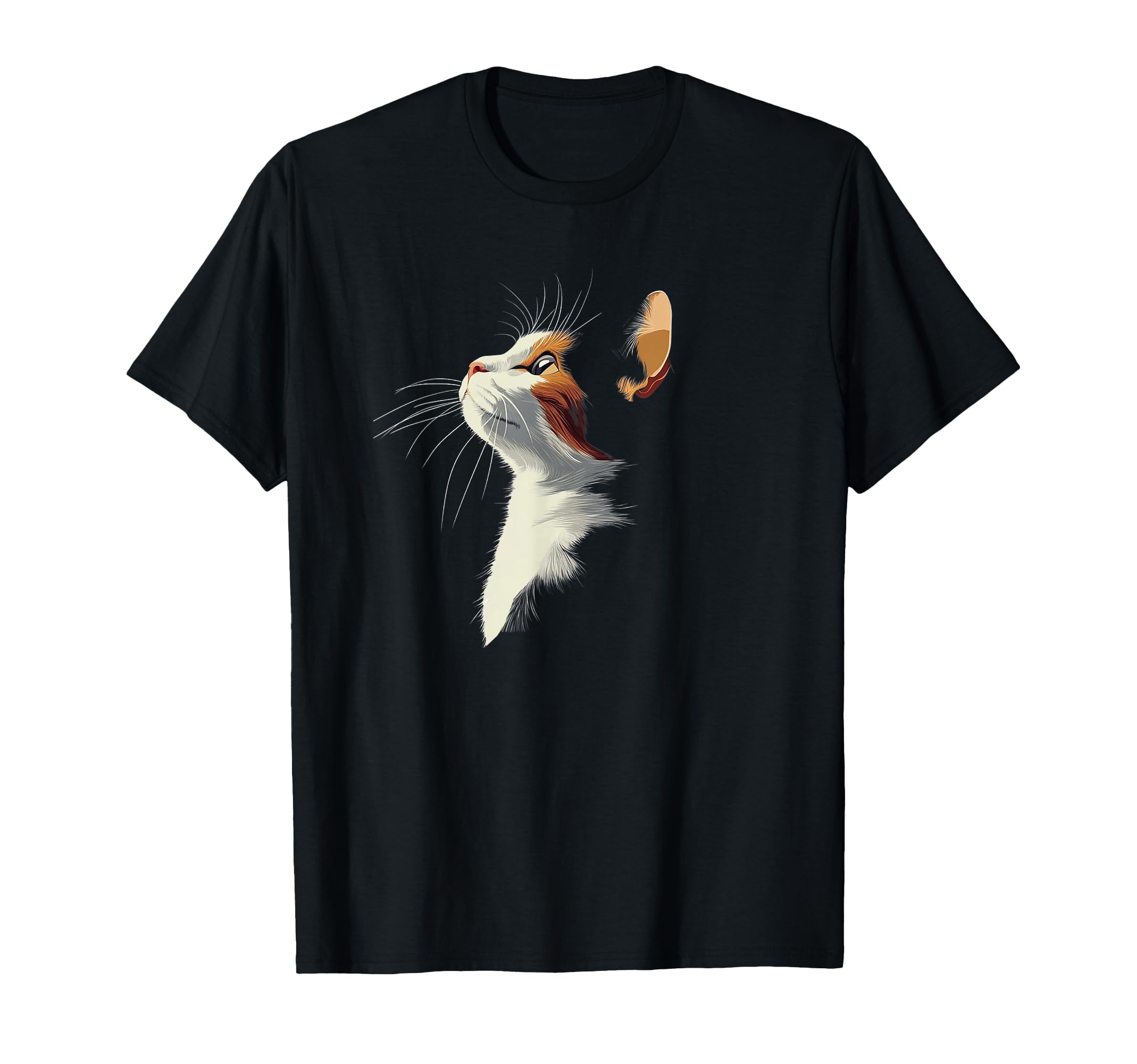 Beautiful Womens Illustration Art Calico T-Shirt - Novelty Apparel Unisex - T-Shirt, Sweatshirt, Hoodie