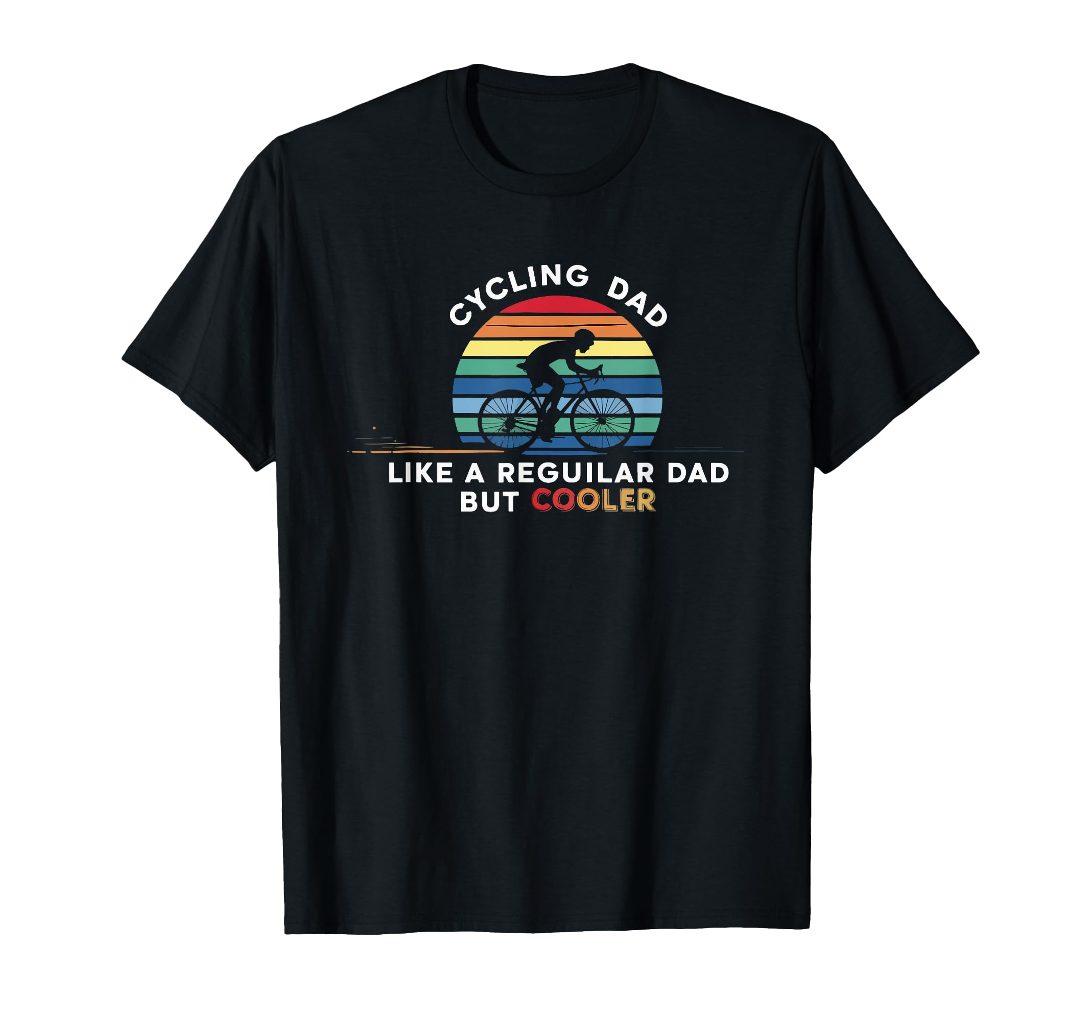 Cycling Dad Sunset Ride T-Shirt - Streetwear Style for Adults - T-Shirt, Sweatshirt, Hoodie