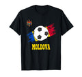Moldova Soccer Moldovan Football T-Shirt - Minimalist Print Men Women - T-Shirt, Sweatshirt, Hoodie