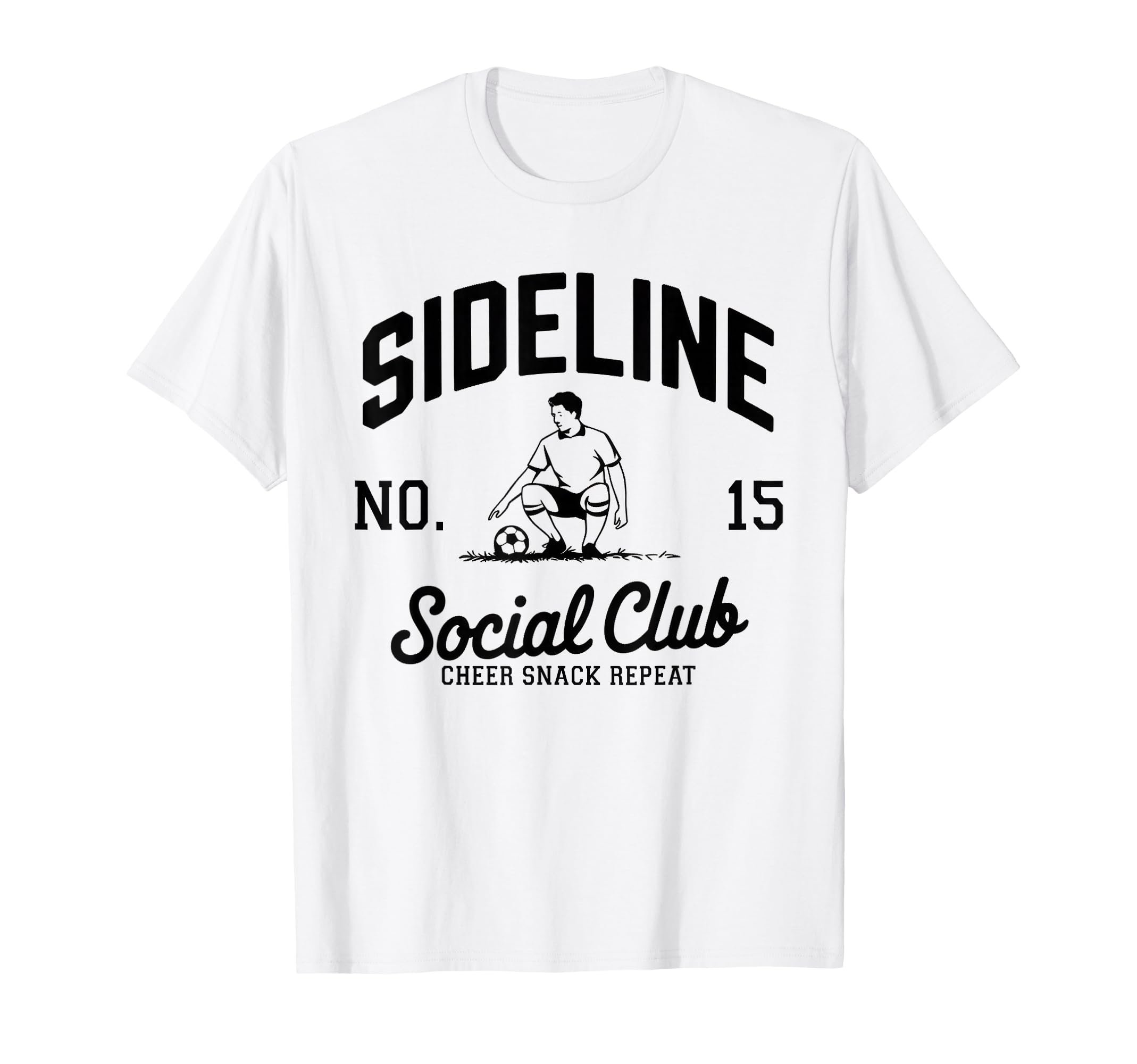 Sideline Social Club Soccer Mom Game T-Shirt - Custom Art Print for Adults - T-Shirt, Sweatshirt, Hoodie