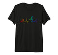 Soccer Heart Rate Lgbtq Heartbeat Lgbtqia T-Shirt - Trendy Graphic Unisex - T-Shirt, Sweatshirt, Hoodie