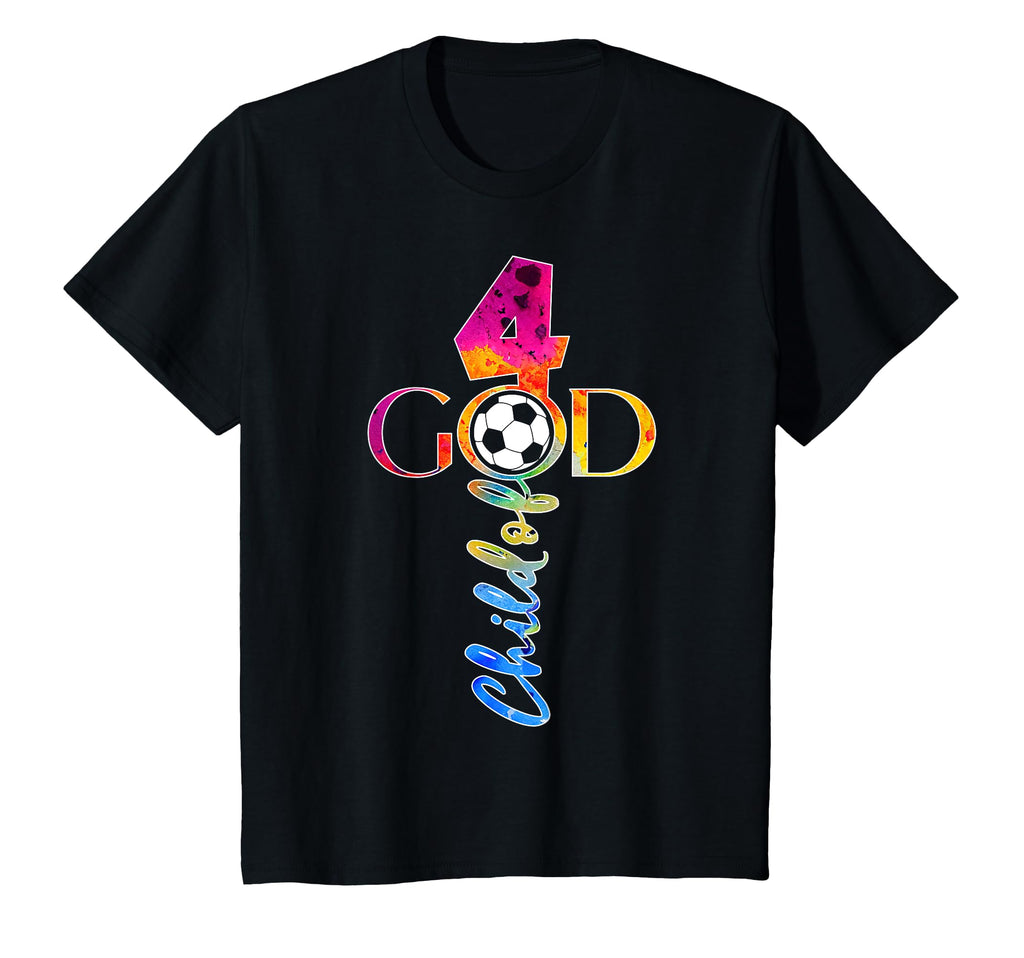 Jesus 4 Years Child God Soccer 4Th T-Shirt - Graphic Print Men Women - T-Shirt, Sweatshirt, Hoodie