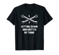 Getting Down And Dirty Dad Jokes T-Shirt - Minimalist Print Men Women - T-Shirt, Sweatshirt, Hoodie