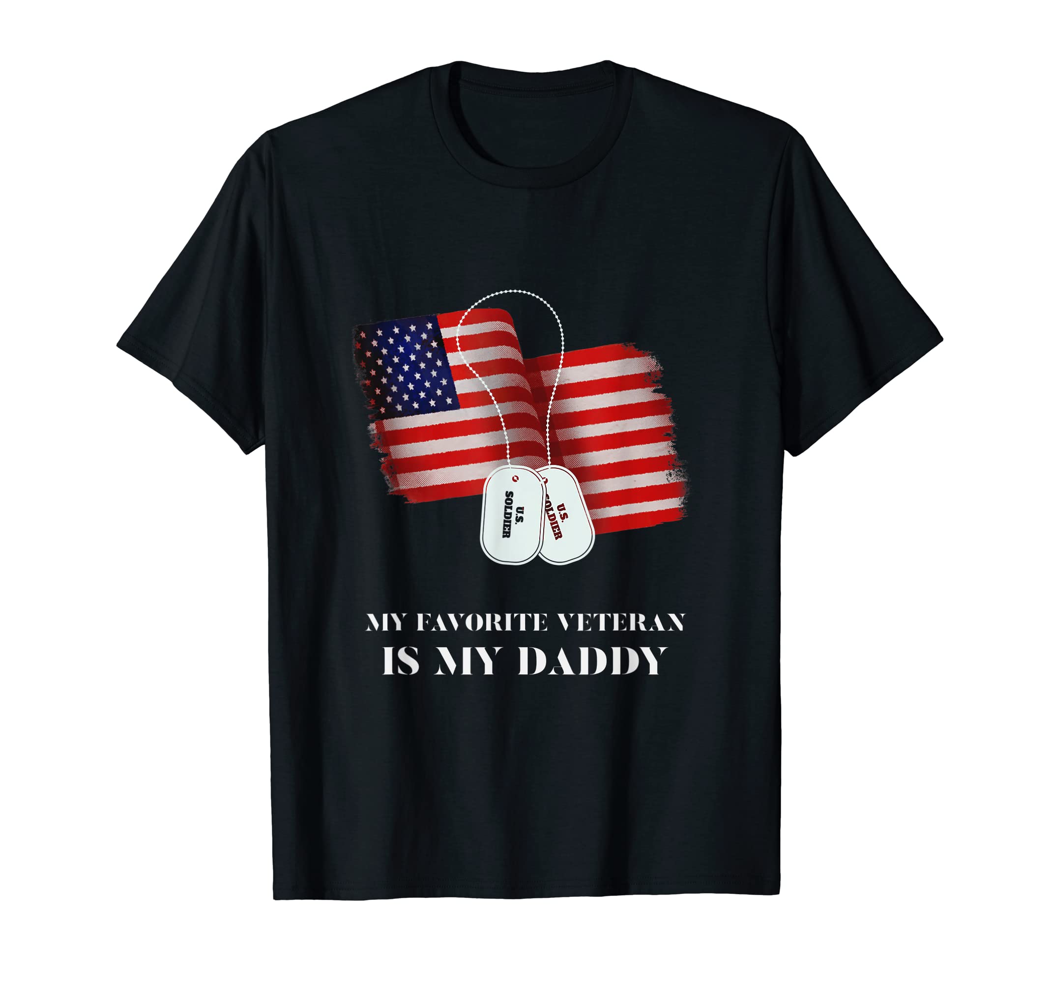 My Favorite Veteran Is My Dad Daddy T-Shirt - Aesthetic Graphic for Adults - T-Shirt, Sweatshirt, Hoodie