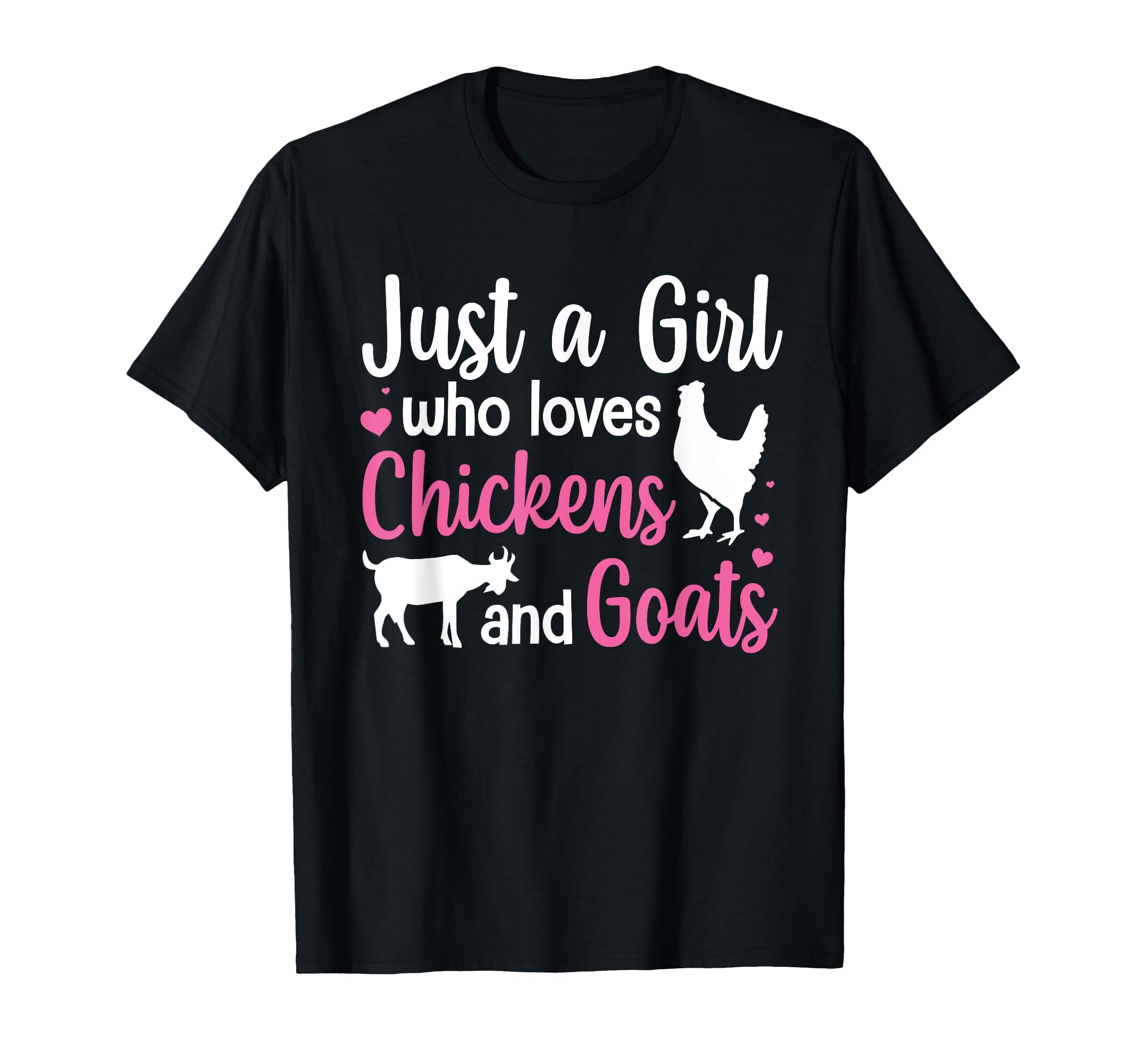 Chicken Goat Pygmy Goat Lover T-Shirt - Novelty Apparel for Adults - T-Shirt, Sweatshirt, Hoodie