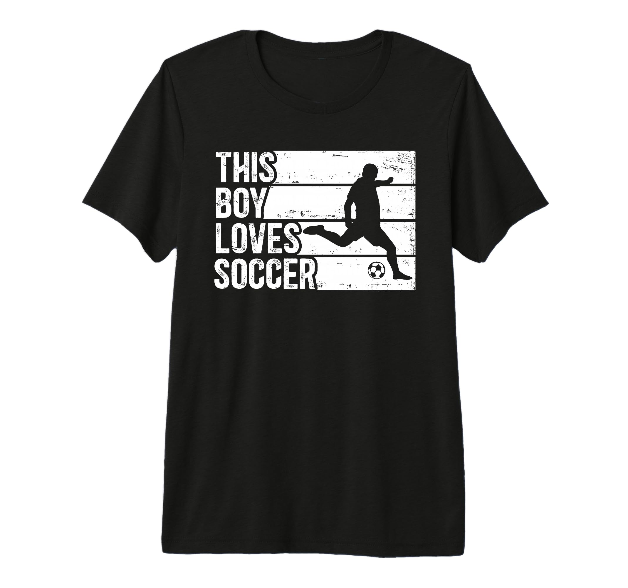 Funny Loves Soccer Sport Tri Blend T-Shirt - Custom Art Print for Adults - T-Shirt, Sweatshirt, Hoodie