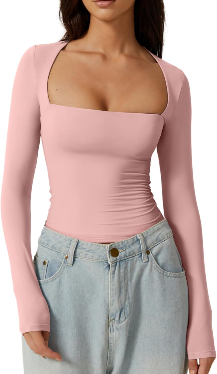 Women's Sexy Square Neck Double Lined Fitted Going - Adult & Kids T-Shirts, Sweatshirts & Hoodies apparel design preview 1