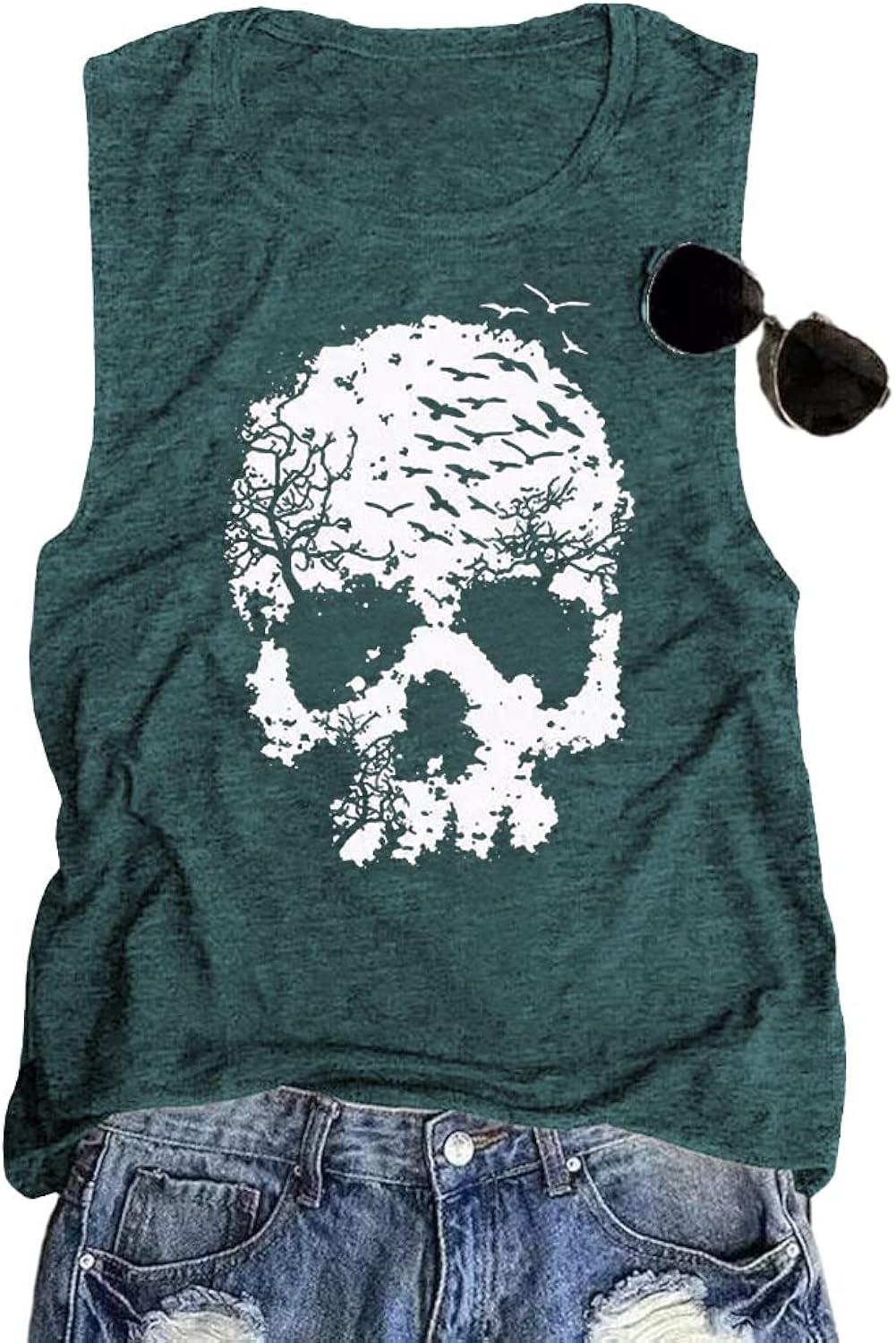 Skull for Women Funny Gothic Graphic Novelty Horror - Adult & Kids T-Shirts, Sweatshirts & Hoodies apparel design preview 1