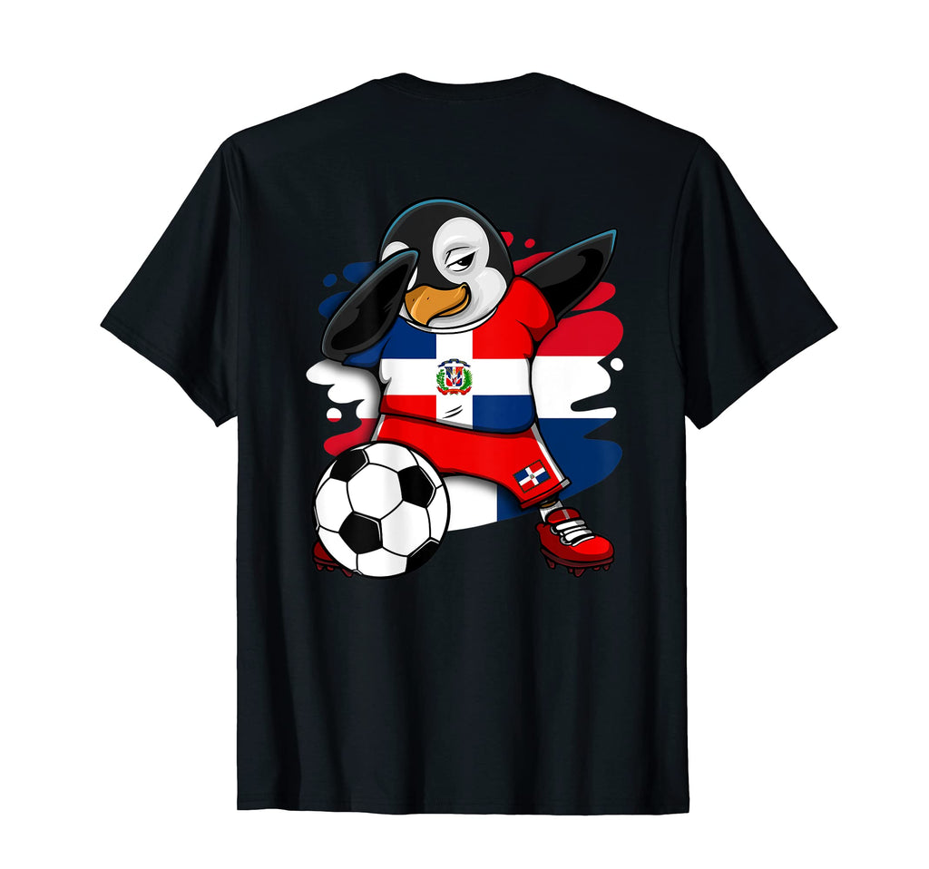 Dab Penguin Dominican Republic T-Shirt - Casual Everyday Wear Unisex - T-Shirt, Sweatshirt, Hoodie
