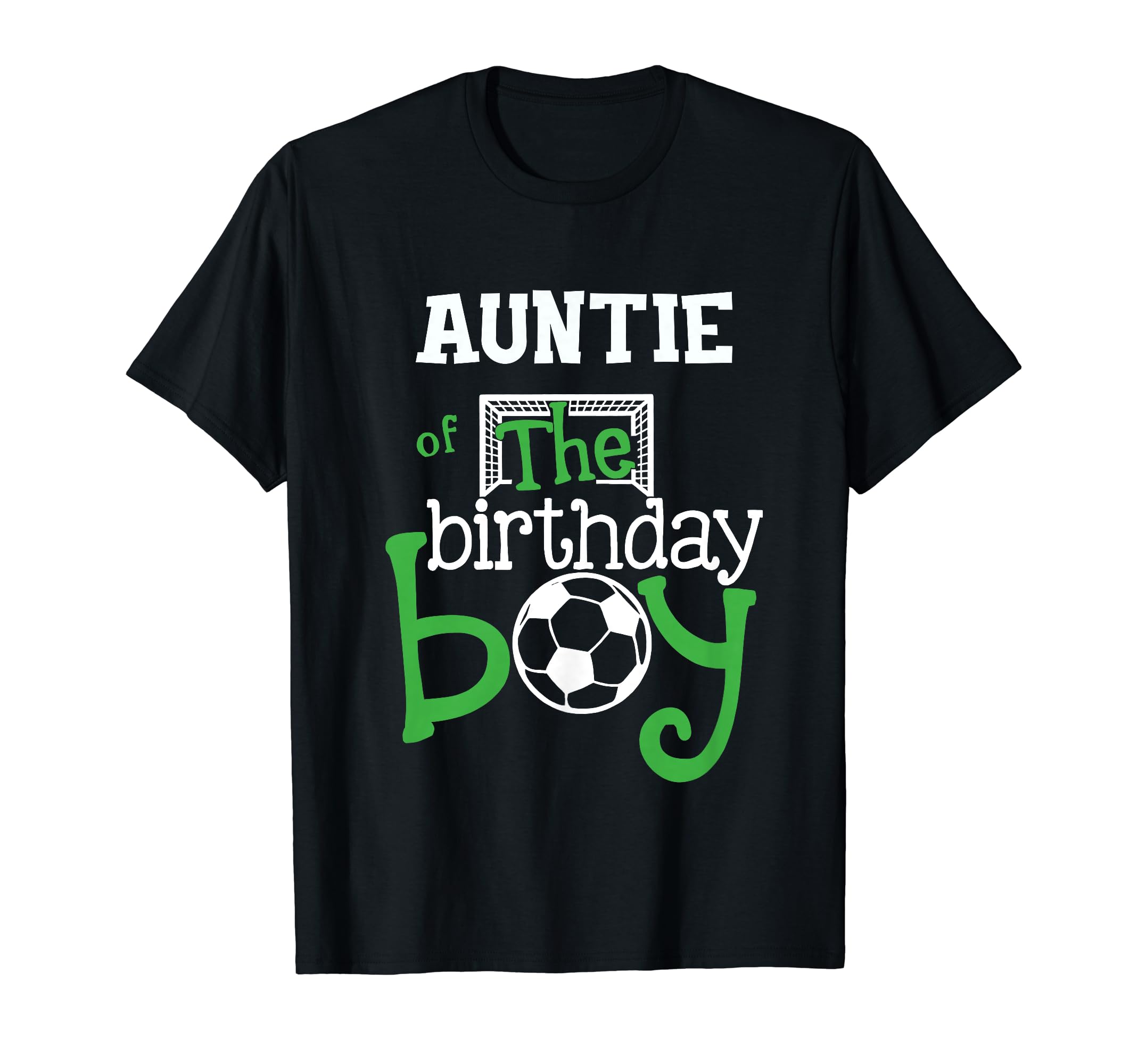 Auntie Birthday Soccer Player T-Shirt - Custom Art Print for Adults - T-Shirt, Sweatshirt, Hoodie