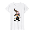 Bowling And Gnome Leopard Floral Hat T-Shirt - Trendy Graphic Unisex - T-Shirt, Sweatshirt, Hoodie