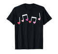 Music Notes Heart Valentines Day T-Shirt - Aesthetic Graphic Men Women - T-Shirt, Sweatshirt, Hoodie