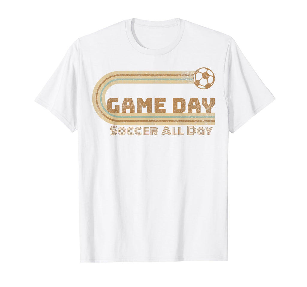 Soccer Game Day Rainbow T-Shirt - Aesthetic Graphic for Adults - T-Shirt, Sweatshirt, Hoodie