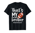 Proud Football Sister Football Players T-Shirt - Minimalist Print Unisex - T-Shirt, Sweatshirt, Hoodie