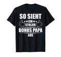 Mens Bonus Papa Bonus Father Step Dad T-Shirt - Novelty Apparel Unisex - T-Shirt, Sweatshirt, Hoodie