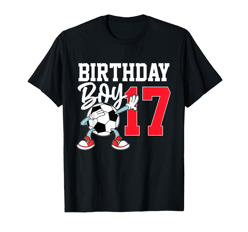 17Th Birthday Football Soccer 17 Year T-Shirt - Novelty Apparel for Adults - T-Shirt, Sweatshirt, Hoodie