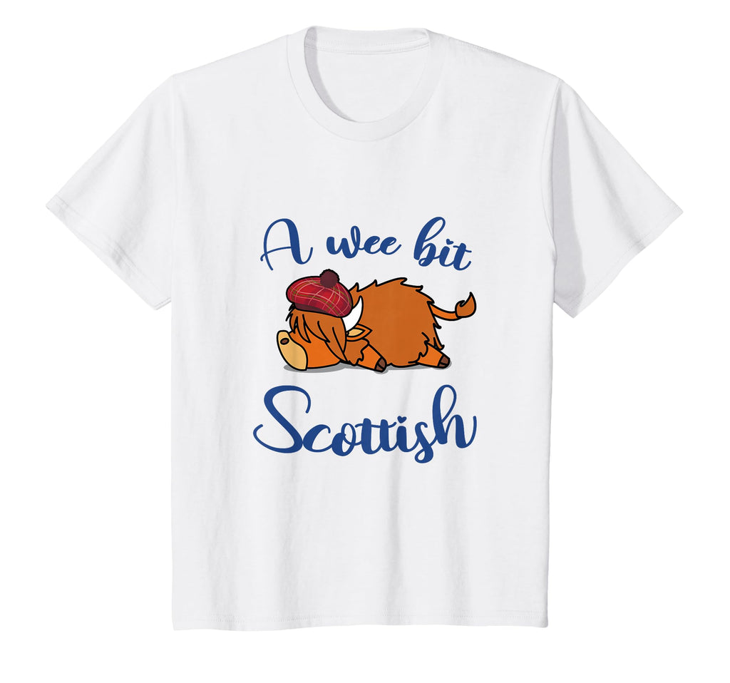 Wee Bit Scottish Cow Scottish Shower T-Shirt - Minimalist Print Men Women - T-Shirt, Sweatshirt, Hoodie
