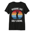 Dad Who Loves Golf Tri Blend T-Shirt - Streetwear Style Men Women - T-Shirt, Sweatshirt, Hoodie