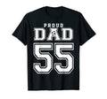 Number 55 Custom Proud Soccer Futbol T-Shirt - Graphic Print for Adults - T-Shirt, Sweatshirt, Hoodie