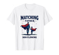 Matching Father Son Flowing T-Shirt - Minimalist Print Men Women - T-Shirt, Sweatshirt, Hoodie