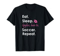 Funny Lipgloss Hair Tie Eat Sleep And T-Shirt - Custom Art Print Men Women - T-Shirt, Sweatshirt, Hoodie