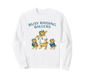 Busy Raising Baller Baseball Sweatshirt - Aesthetic Graphic Men Women - T-Shirt, Sweatshirt, Hoodie