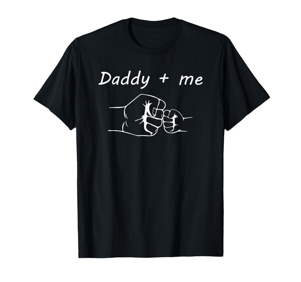 Daddy And Me Best Dad Ever Fist Bump T-Shirt - Custom Art Print Men Women - T-Shirt, Sweatshirt, Hoodie