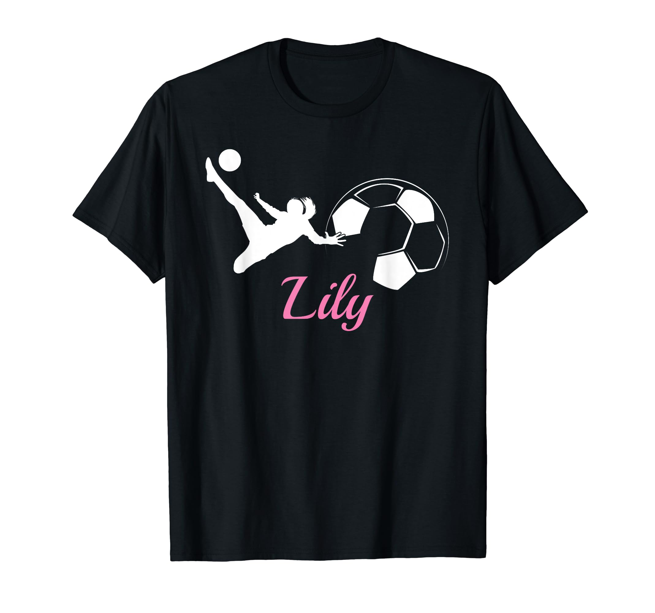 Lily Name Soccer Personalized Gift T-Shirt - Streetwear Style for Adults - T-Shirt, Sweatshirt, Hoodie