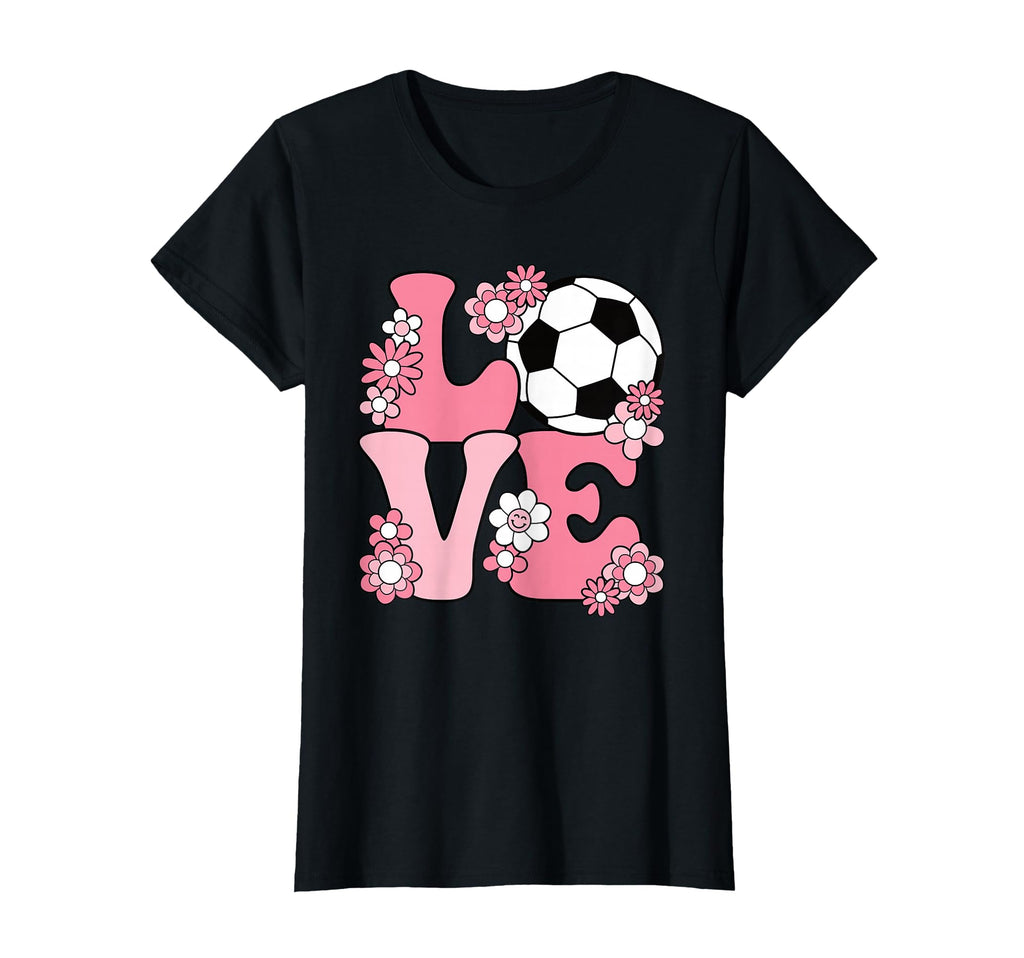 Groovy Soccer Love Soccer Player T-Shirt - Casual Everyday Wear for Adults - T-Shirt, Sweatshirt, Hoodie