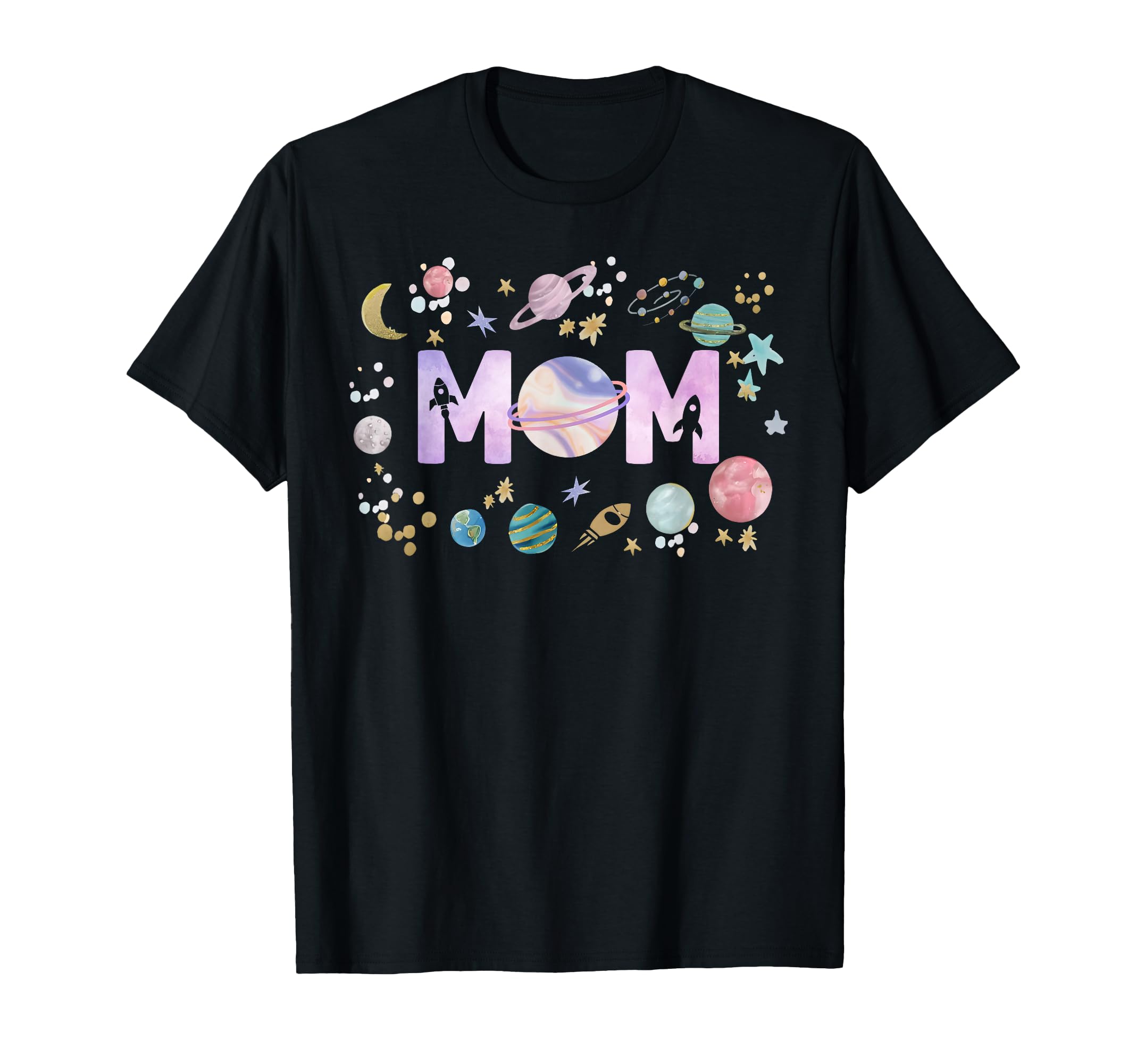 Mom Outer Space Galaxy Birthday 1St T-Shirt - Custom Art Print for Adults - T-Shirt, Sweatshirt, Hoodie