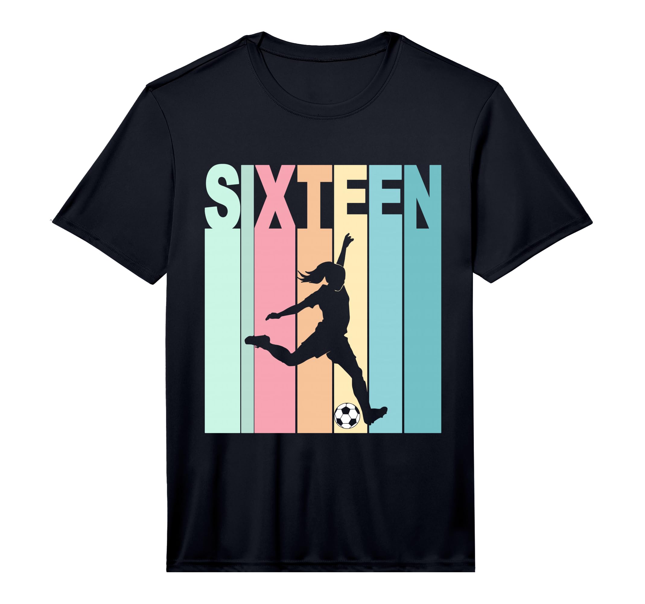 16Th Birthday Soccer Theme 16 Year T-Shirt - Casual Everyday Wear Unisex - T-Shirt, Sweatshirt, Hoodie