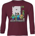 Happy 8th Birthday Pixel Game Art Gaming Bday Gift - Adult & Kids T-Shirts, Sweatshirts & Hoodies apparel design preview 1