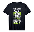 Great Aunt Birthday Soccer Player T-Shirt - Custom Art Print Men Women - T-Shirt, Sweatshirt, Hoodie