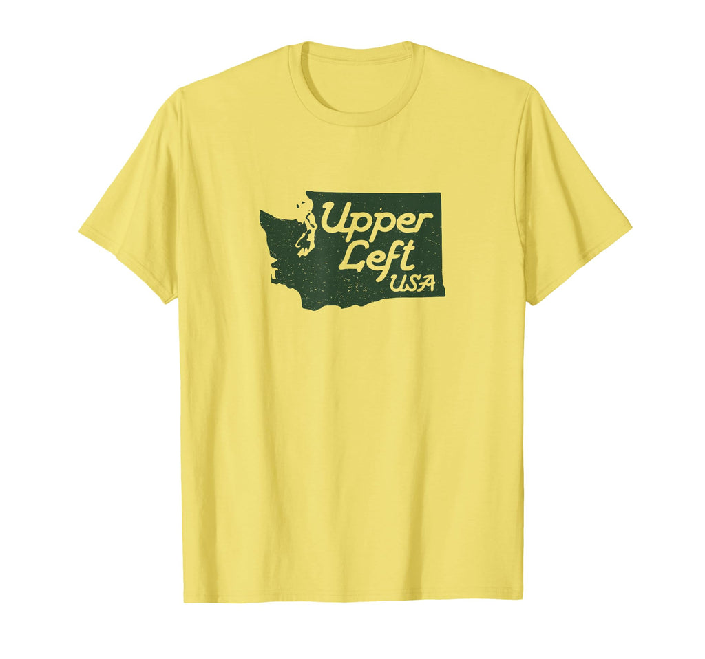 Upper Left Usa Pnw Pacific Northwest T-Shirt - Custom Art Print Unisex - T-Shirt, Sweatshirt, Hoodie