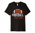Mens Proud American Football Step Dad Gifts T-Shirt - Graphic Print Unisex - T-Shirt, Sweatshirt, Hoodie