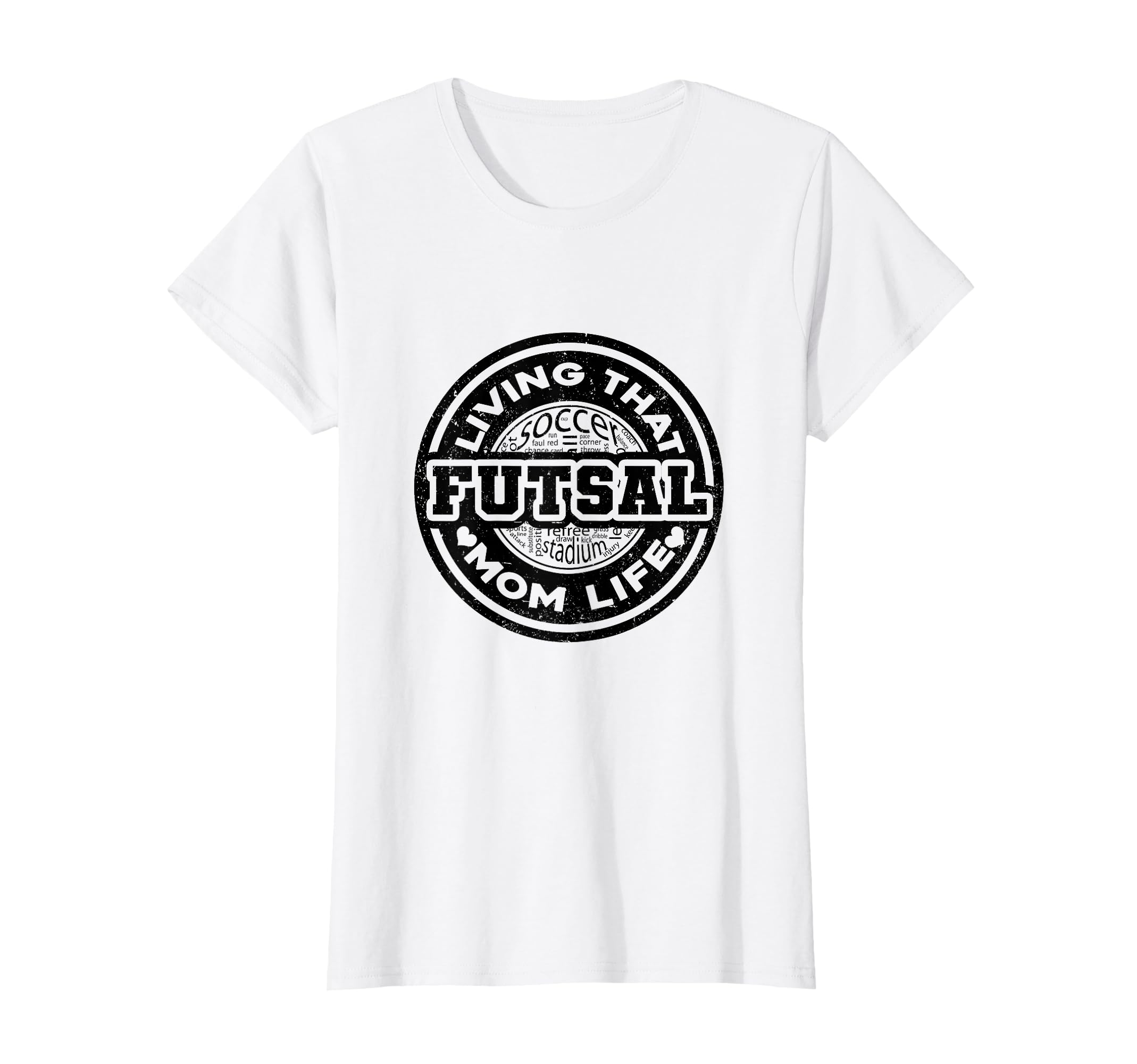 Living That Futsal Mom Life Indoor T-Shirt - Aesthetic Graphic for Adults - T-Shirt, Sweatshirt, Hoodie